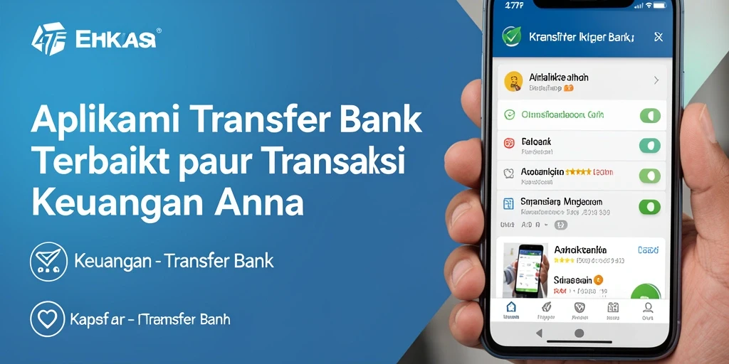 Antarmuka sederhana dan mudah dipahami untuk transaksi transfer bank.