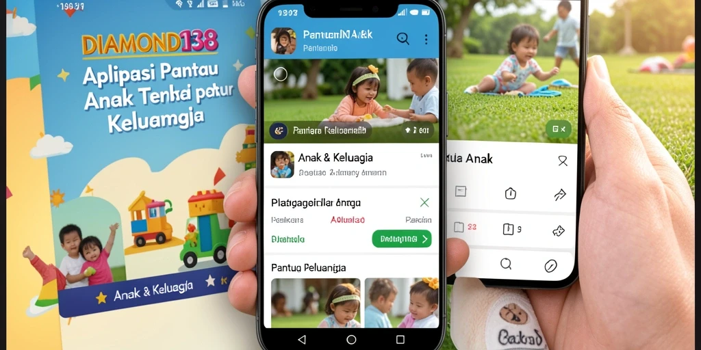 Tampilan antarmuka intuitif DIAMOND138 untuk pemantauan anak.