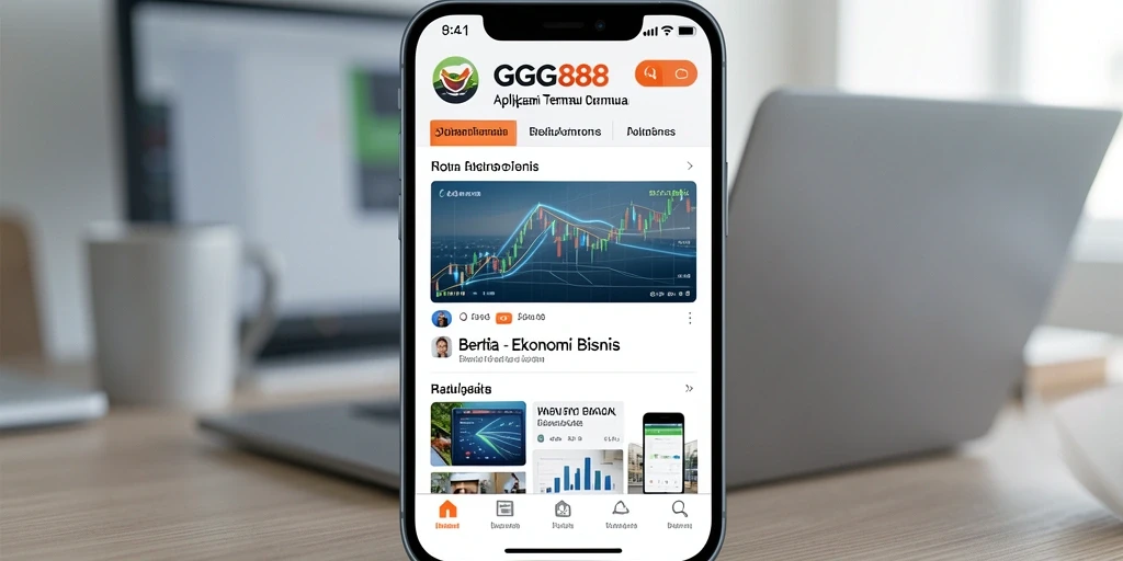 Tampilan antarmuka GGG888 dengan informasi ekonomi terbaru.