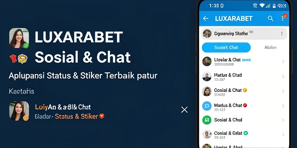 Antarmuka menarik dan fungsi stiker yang mudah digunakan.