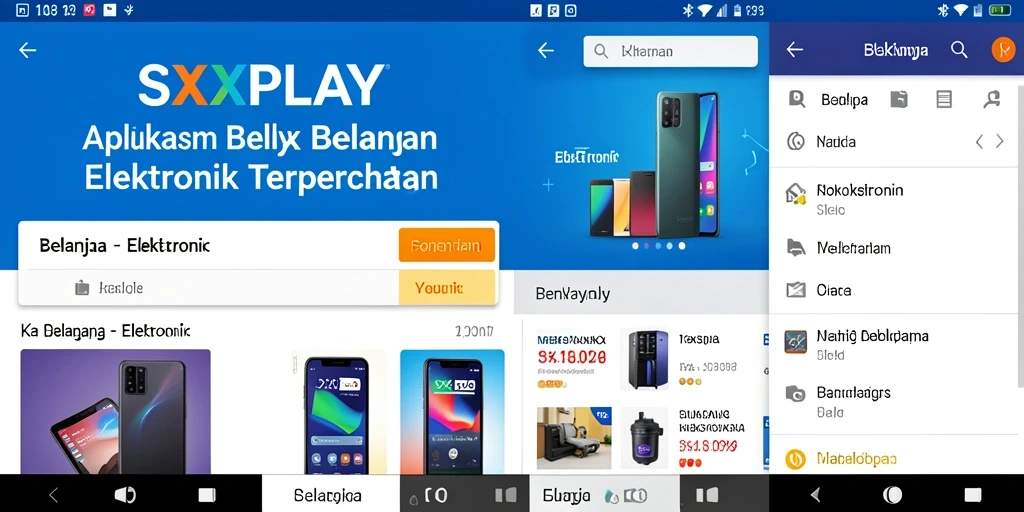 Tampilan antarmuka SXXPLAY yang modern dan fungsional.