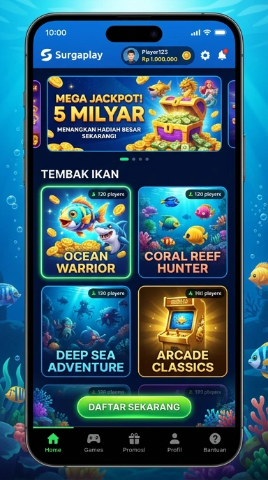 surgaplay tampilan beranda